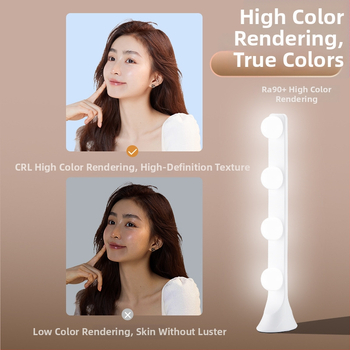 Осветител за лайв стрийминг на стойка — DD-350, 10-50W, 220V, три температури на светлината