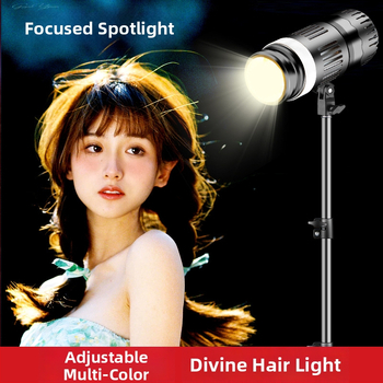 Осветител за лайв стрийминг на стойка — DD-350, 10-50W, 220V, три температури на светлината