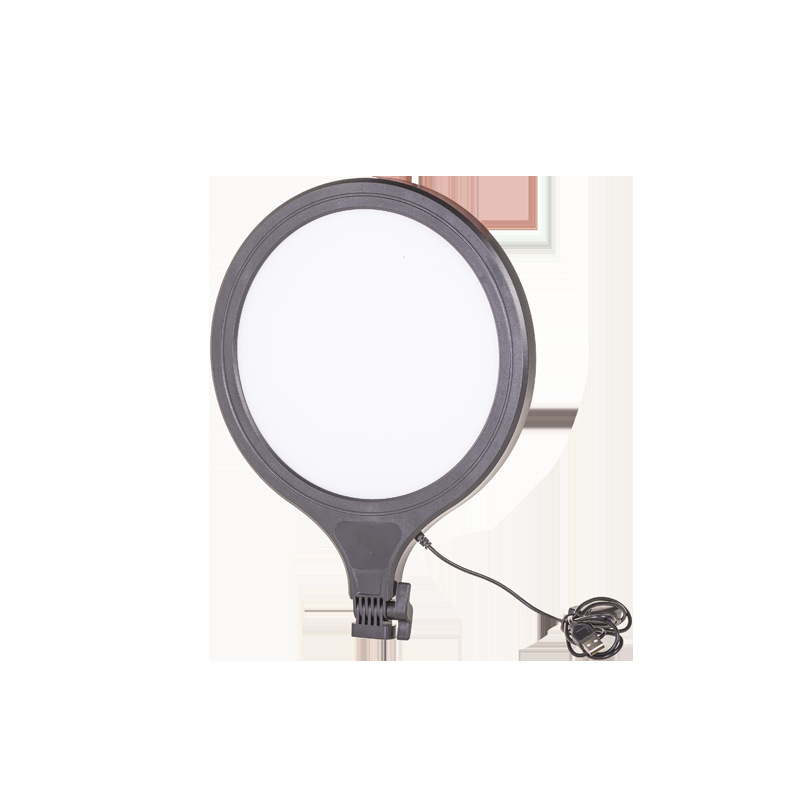 LED осветление за живо излъчване и фотография, модел QP260, 10W, захранване 5V2A, три температури на цвета, вертикална употреба, възможност за персонализация