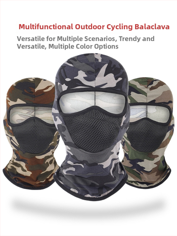Všetkosezónna jazdecká maska na tvár, unisex, vetruodolná, priedušná, rýchloschnúci polyester, G01