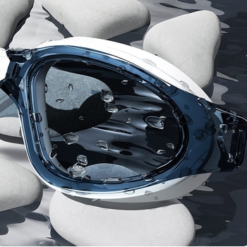 Antifog plaukimo akiniai su dideliu rėmeliu, komplektas su plaukimo kepure suaugusiems – polikarbonato lęšiai, vandeniui atsparūs