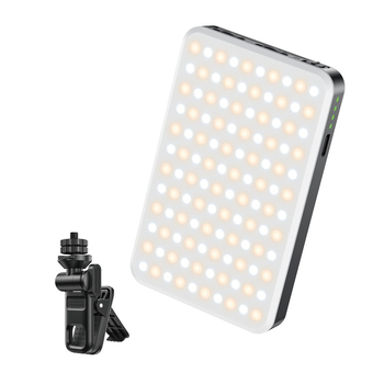 Yesido светлина за запълване – преносимо ръчно LED за фотография, красота на живо и видео разговори; 6W, вградена батерия, модел DH12