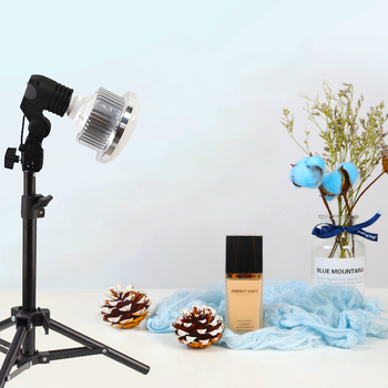 Profesionalus fotografijos apšvietimas maisto transliacijoms, E27 lizdas, 85W, 220V, reguliuojamas ryškumas