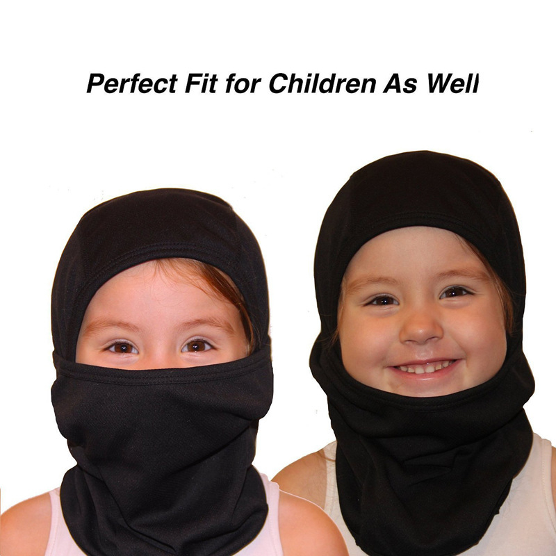 Maska za biciklizam sa zaštitom lica, otporna na vjetar i hladnoću, poliester, brend JILLIAN, unisex