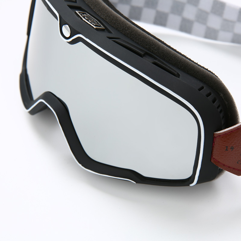 Harley štýl motocyklistické okuliare, retro plný rám, unisex, materiál TUP, na jazdu