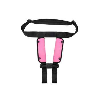 Detská cestovná vesta s doplnkovým bezpečnostným pásom pre auto, autobus a školský autobus; Materiál: zinková zliatina + polyesterové vlákno; Vhodná hmotnosť: 11–32 kg; Hmotnosť: 0,4 kg