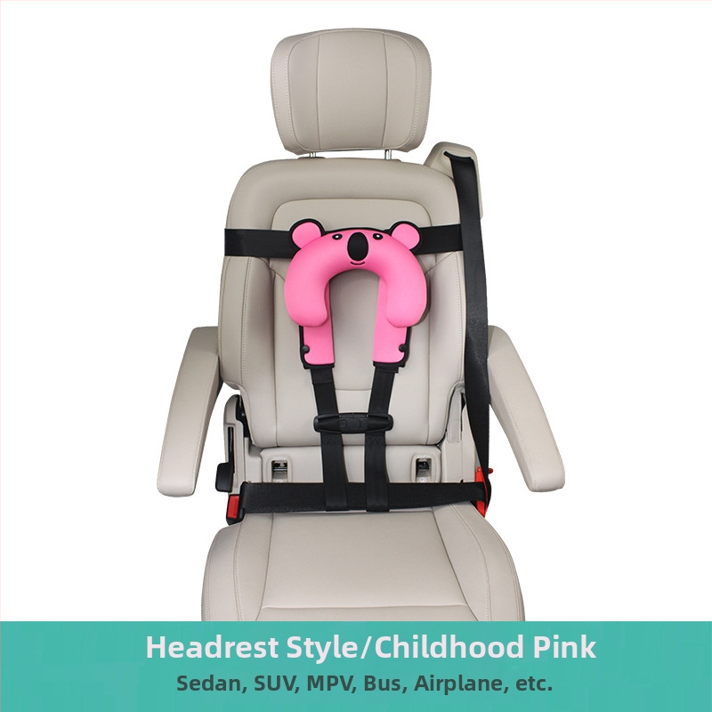 Detská cestovná vesta s doplnkovým bezpečnostným pásom pre auto, autobus a školský autobus; Materiál: zinková zliatina + polyesterové vlákno; Vhodná hmotnosť: 11–32 kg; Hmotnosť: 0,4 kg