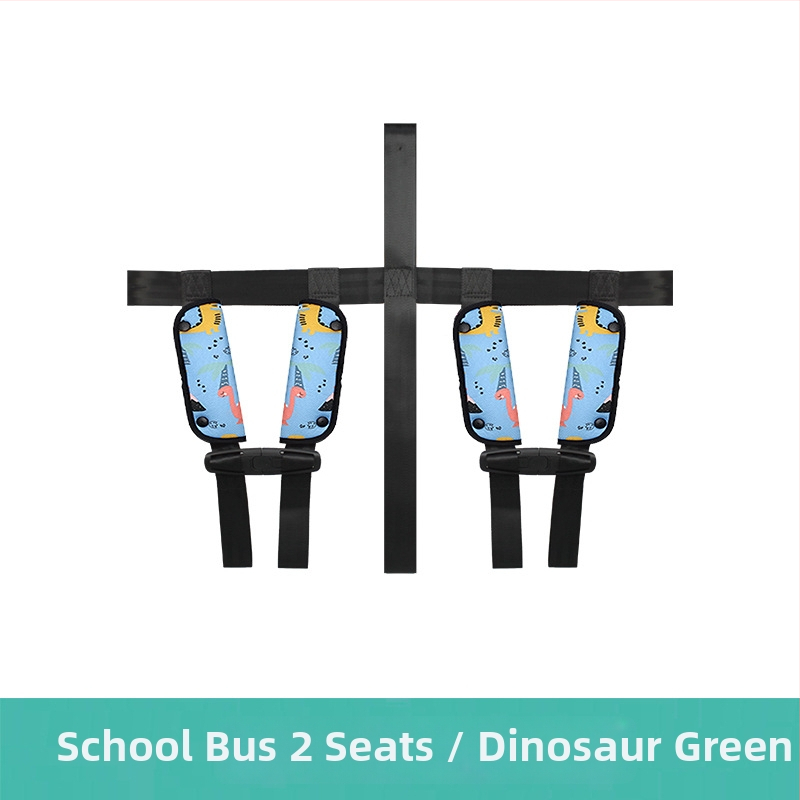 Detská cestovná vesta s doplnkovým bezpečnostným pásom pre auto, autobus a školský autobus; Materiál: zinková zliatina + polyesterové vlákno; Vhodná hmotnosť: 11–32 kg; Hmotnosť: 0,4 kg