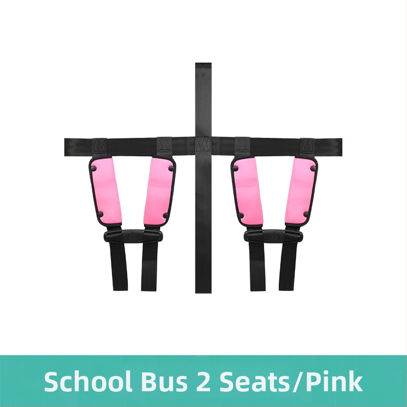 Detská cestovná vesta s doplnkovým bezpečnostným pásom pre auto, autobus a školský autobus; Materiál: zinková zliatina + polyesterové vlákno; Vhodná hmotnosť: 11–32 kg; Hmotnosť: 0,4 kg