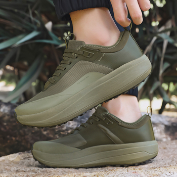 Pánske turistické topánky - horný Mesh+TPU, podrážka MD+Rubber, stielka EVA, šnúrkové zapínanie, stredná výška päty 3-5 cm