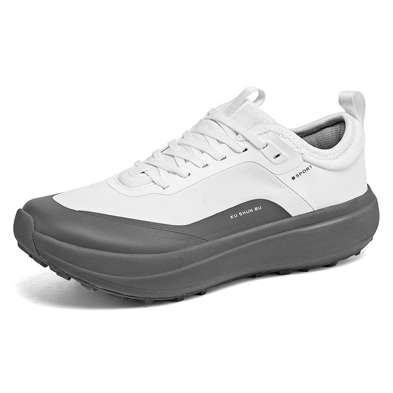 Pánske turistické topánky - horný Mesh+TPU, podrážka MD+Rubber, stielka EVA, šnúrkové zapínanie, stredná výška päty 3-5 cm