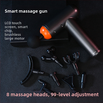 Električni masažni pištolj s vibračnim masažnim režimom za cijelo tijelo, USB i napajanje iz mreže, preko 8 sati rada, 26W, 220V
