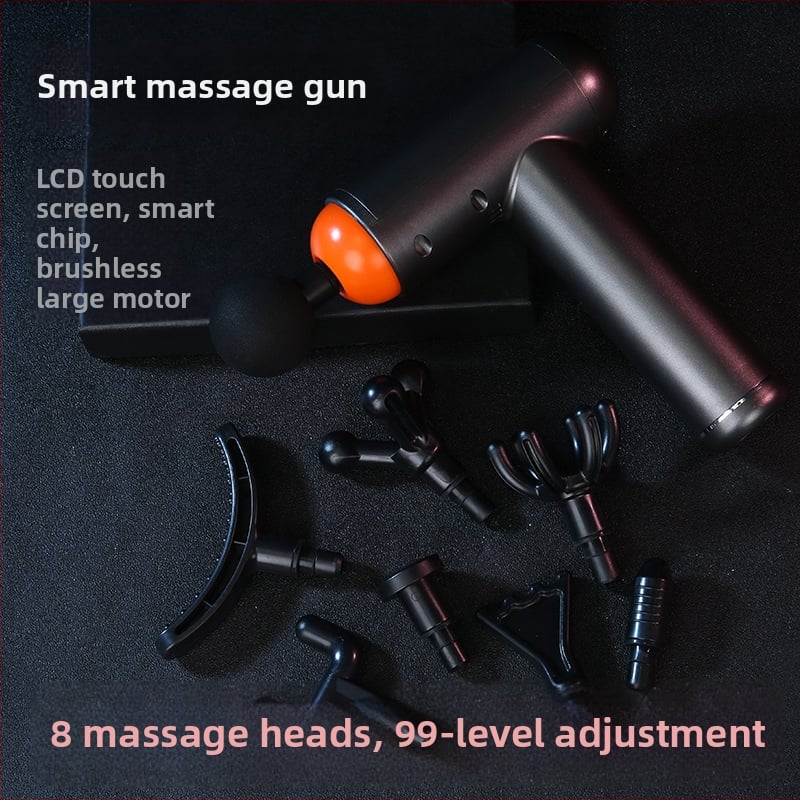Električni masažni pištolj s vibračnim masažnim režimom za cijelo tijelo, USB i napajanje iz mreže, preko 8 sati rada, 26W, 220V