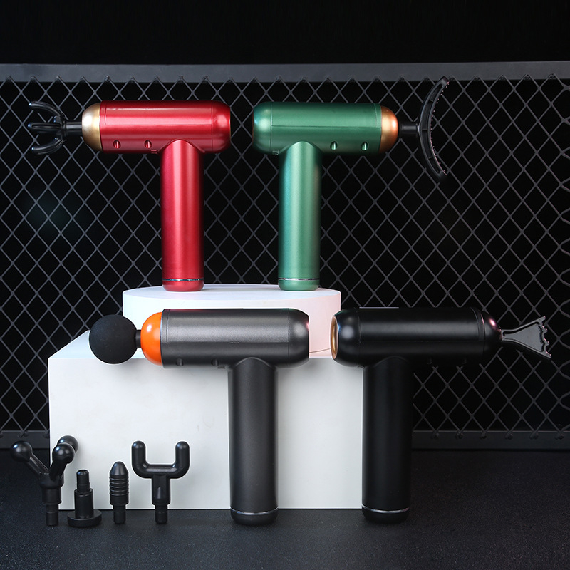 Električni masažni pištolj s vibračnim masažnim režimom za cijelo tijelo, USB i napajanje iz mreže, preko 8 sati rada, 26W, 220V