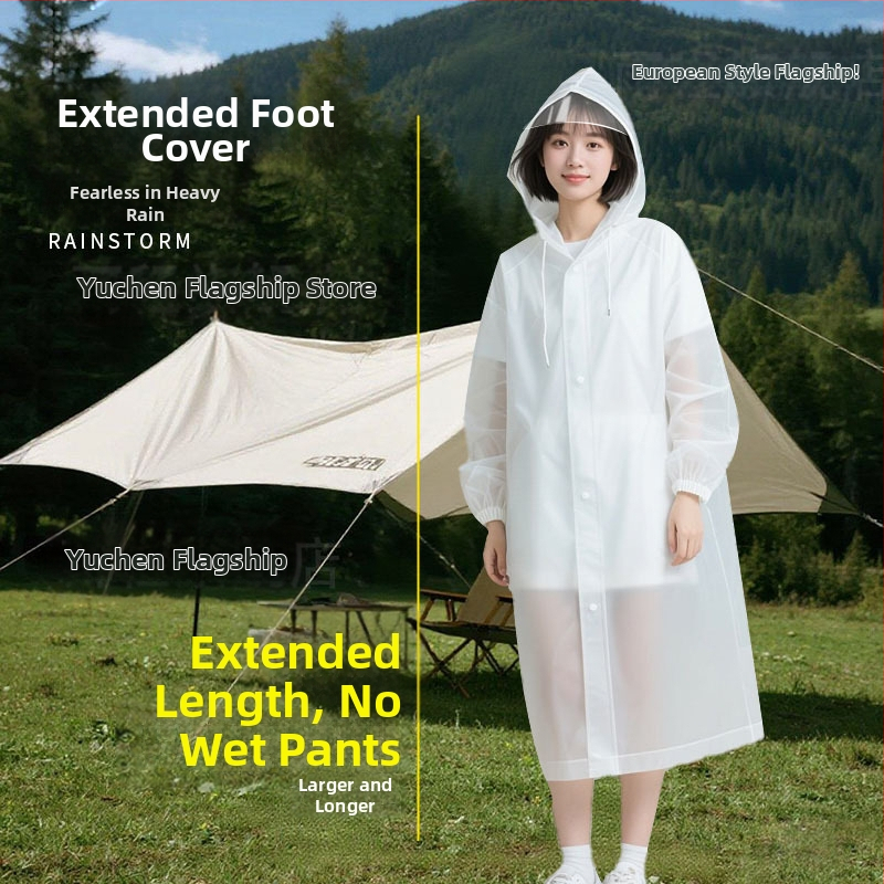 Celotelové pončo do dažďa z EVA materiálu, vodotesná vrstva z PE lepidla, 100 g, pre dospelú osobu