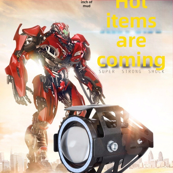 LED reflektor motocyklový, 12V-80V, vonkajší záblesk, laserový kanón U7/U5