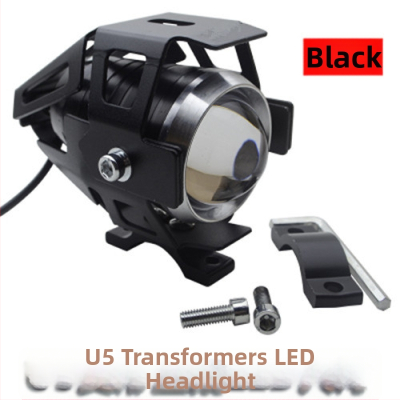 LED reflektor motocyklový, 12V-80V, vonkajší záblesk, laserový kanón U7/U5