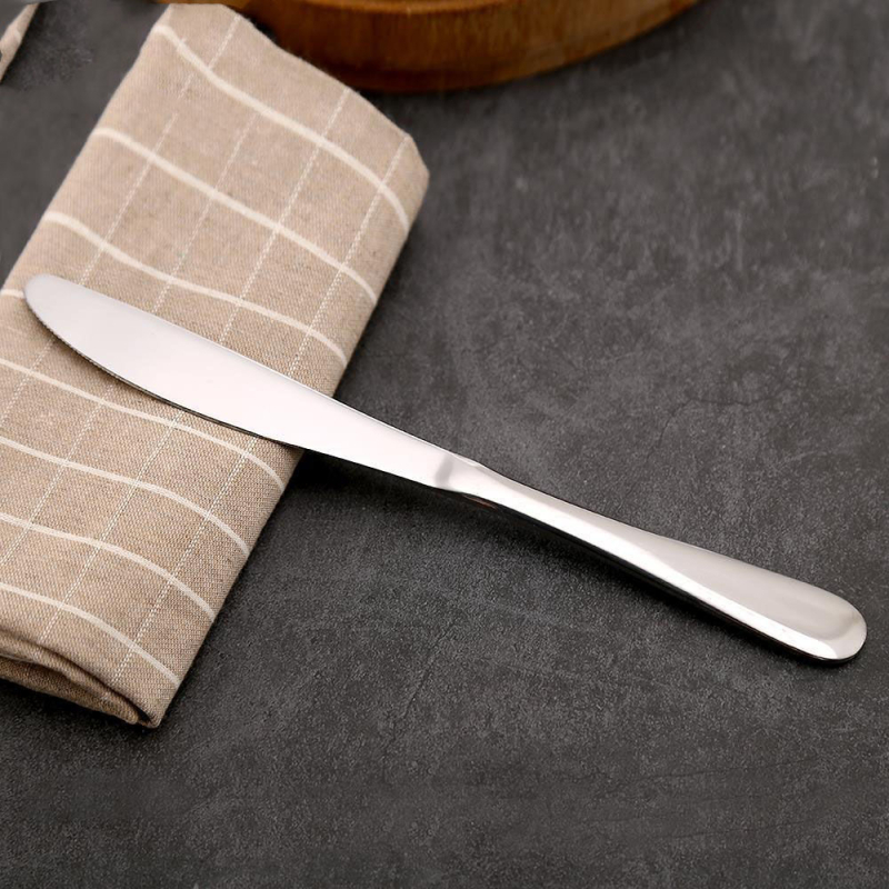 Sada nožov na steak, nerezová oceľ, na domáce použitie, pre dospelých, jednoduchý a štýlový dizajn, model 1400341, 1 sada