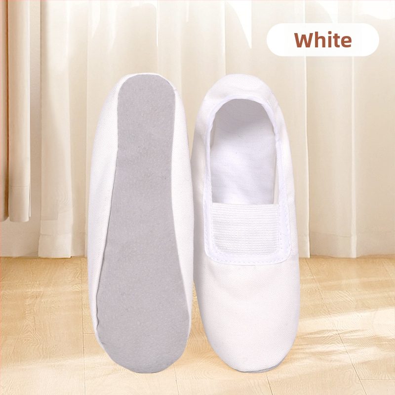 Gimnastické tanečné topánky, kožená podrážka, jednovrstvá podrážka, unisex, dospelí, na tanečné športy