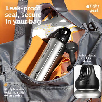 Tomic izolovaný pohár z nehrdzavejúcej ocele s bezšroubovým rýchlym otvorením, vnútorná 316, vonkajšia 304, izolácia 24–36 h, prenosný, gravírovanie laserom k dispozícii