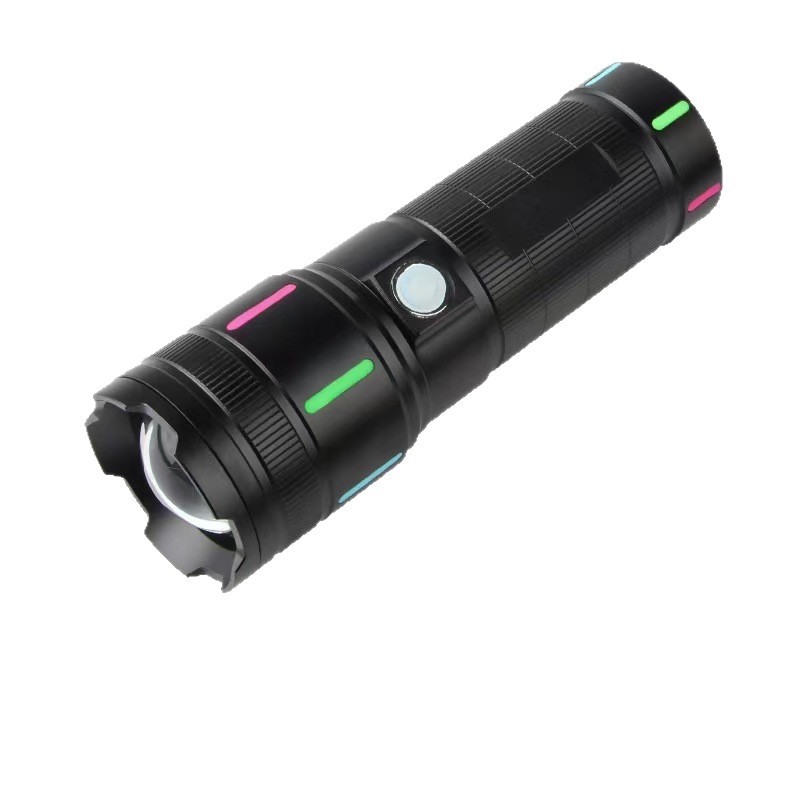 Ručná LED baterka - 10W, 3600mAh, 3.7V, LED životnosť 100000h, IPX4