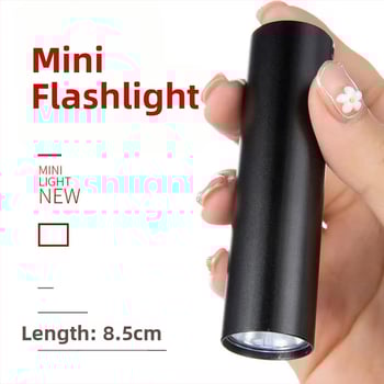 Mini nabíjateľná ručná baterka pre domáce a vonkajšie použitie, 5W, 3,7V, 600 lm, IPX4, doba nabíjania 1–2 hodiny