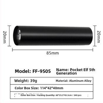 Mini nabíjateľná ručná baterka pre domáce a vonkajšie použitie, 5W, 3,7V, 600 lm, IPX4, doba nabíjania 1–2 hodiny