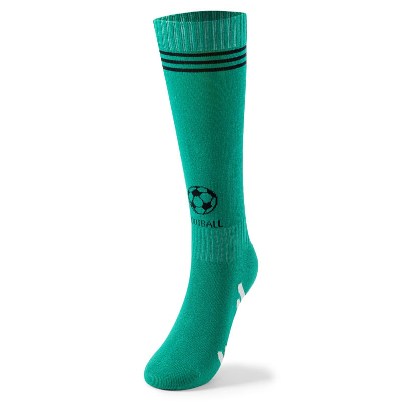 Детски футболни чорапи за момчета с дълги тръби, антихлъзгащи, дишащи и абсорбиращи изпотяване, жакардова плетка, 73% памук, един размер, за деца над 8 години