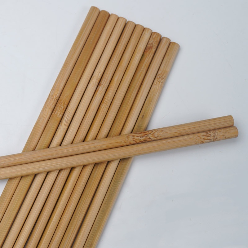Μπαμπού Ξυλάκια Για Φαγητό - Χωρίς Βαφή, Χωρίς Κερί, Φυσικά Καρβονισμένα, Σετ Ξενοδοχείου & Εστιατορίου