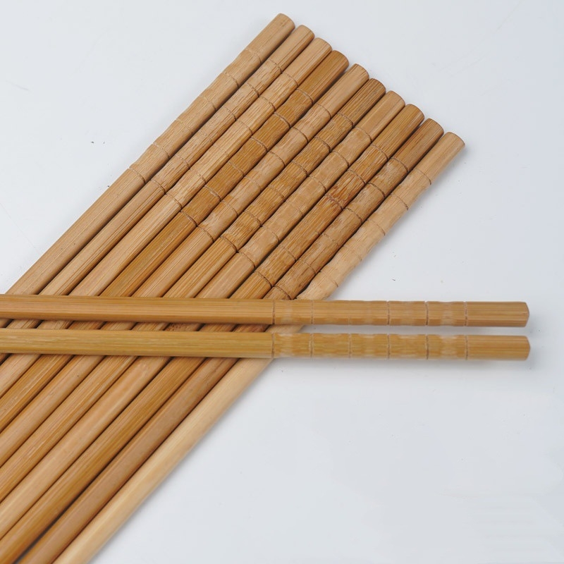 Μπαμπού Ξυλάκια Για Φαγητό - Χωρίς Βαφή, Χωρίς Κερί, Φυσικά Καρβονισμένα, Σετ Ξενοδοχείου & Εστιατορίου