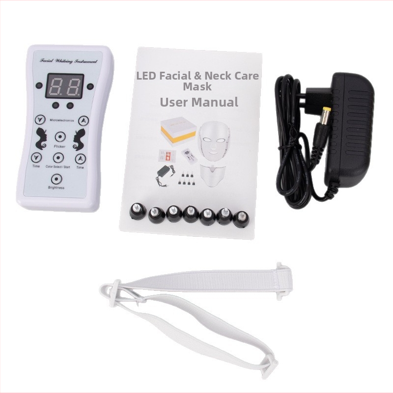 Shixin LED fotónový prístroj na krk a tvár, prenosný, domáce použitie, napätie ≤36V; Funkcie: čistenie, bielenie, omladenie pokožky
