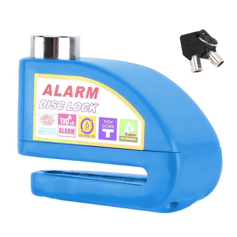 Велосипедна дискова брава със аларма — модел 9698, алуминиева сплав, тегло 251 г, марка Kuyue/YUUISD, възможност за персонализиране на поръчката