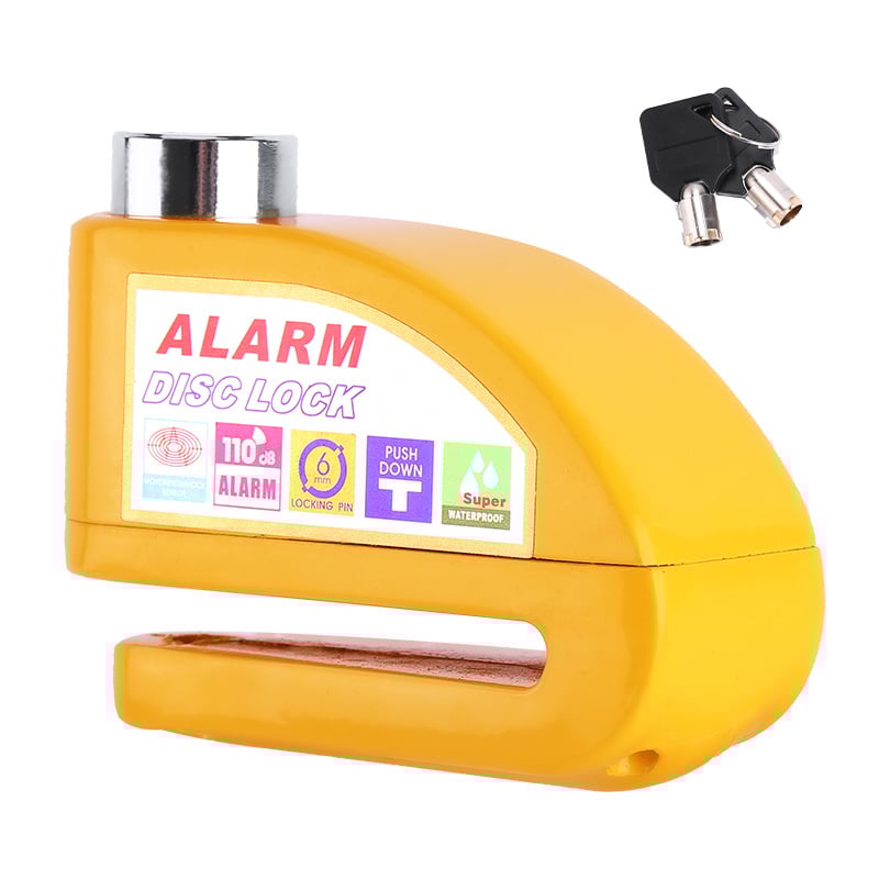 Велосипедна дискова брава със аларма — модел 9698, алуминиева сплав, тегло 251 г, марка Kuyue/YUUISD, възможност за персонализиране на поръчката