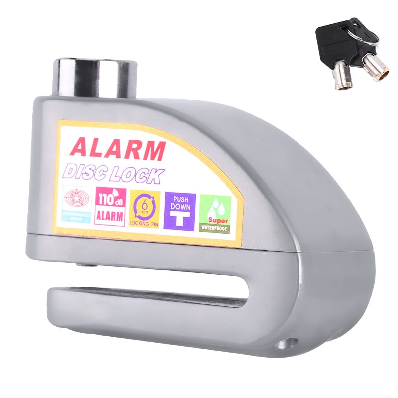 Велосипедна дискова брава със аларма — модел 9698, алуминиева сплав, тегло 251 г, марка Kuyue/YUUISD, възможност за персонализиране на поръчката