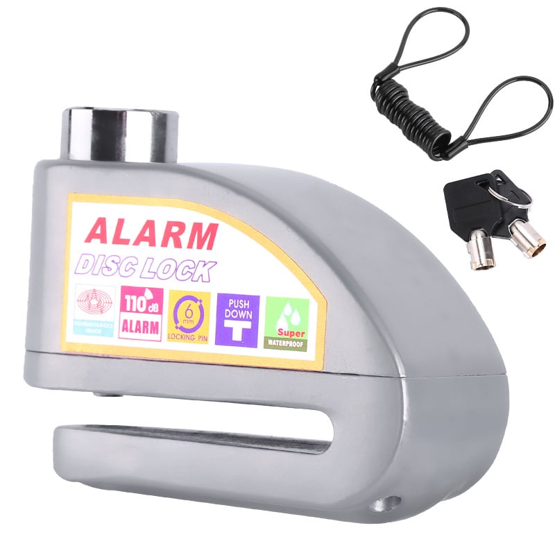 Велосипедна дискова брава със аларма — модел 9698, алуминиева сплав, тегло 251 г, марка Kuyue/YUUISD, възможност за персонализиране на поръчката