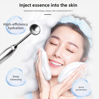 Meihua čistiaci prístroj na tvár s technológiou aktívneho kyslíka a bublinkami – čistenie, zosvetlenie, obnovenie pokožky; prenosný, IPX3 vodotesný, bez vstavaného batériového zdroja