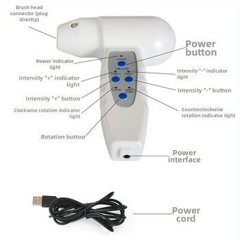 Zariadenie na čistenie tváre s masážnou funkciou, LW-019, prenosné, IPX0, bez zabudovanej batérie