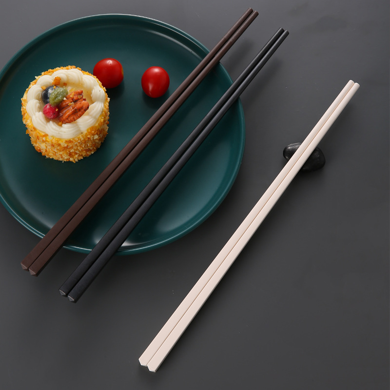 Palice na jedlo z PET materiálu, protišmykové, odolné voči teplu do 180°C, povrch s vodným leštením, balenie 10 párov