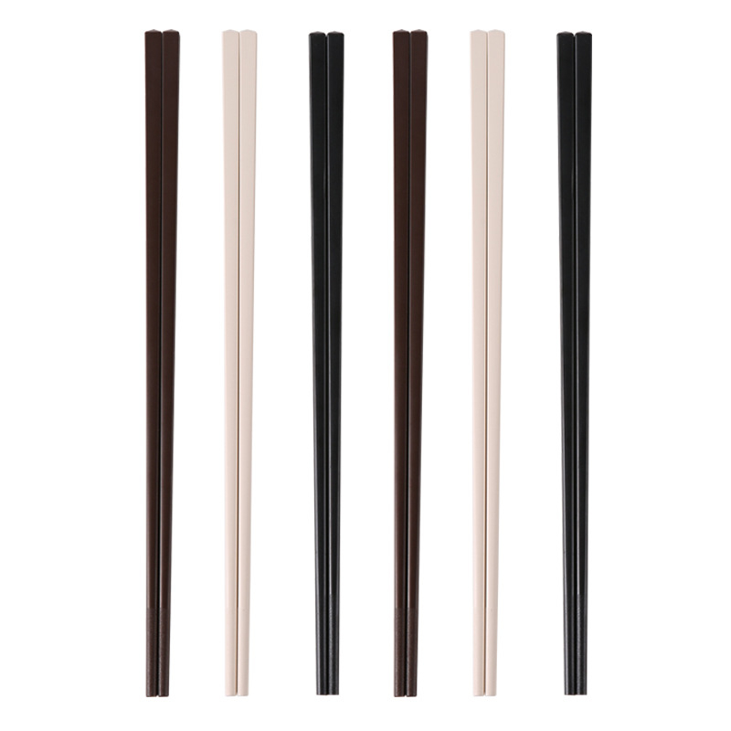 Palice na jedlo z PET materiálu, protišmykové, odolné voči teplu do 180°C, povrch s vodným leštením, balenie 10 párov