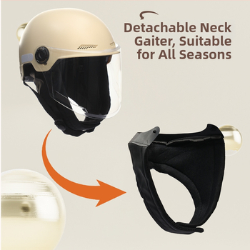 Шлем за езда – ABS, половин шлем, зимно ползване, за електрически превозни средства, унисекс