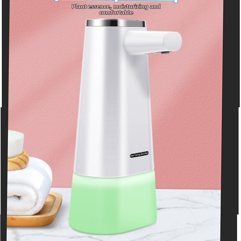 Gudrs automātiska sensora putojošā ziepju dozators rokas mazgāšanai – ABS, mūsdienīgs minimālisma stils, smidzinājuma pārklājums, CE sertifikāts, virtuves dezinfekcija