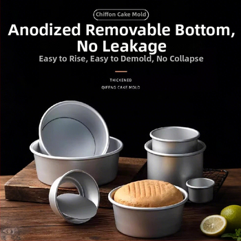 Pengyi Nelepivé formy na koláče s kruhovým dnom – súprava na pečenie pre domácnosť