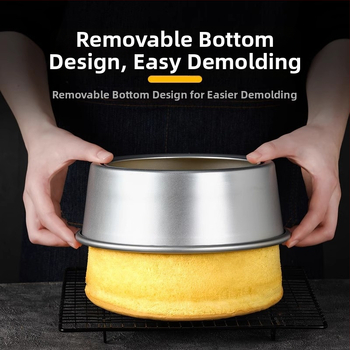 Pengyi Nelepivé formy na koláče s kruhovým dnom – súprava na pečenie pre domácnosť