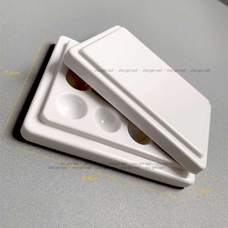 Che Gel paleta za nokte s poklopcem — keramička posuda za miješanje, 1 kom.