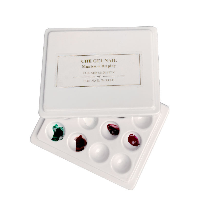 Che Gel paleta za nokte s poklopcem — keramička posuda za miješanje, 1 kom.