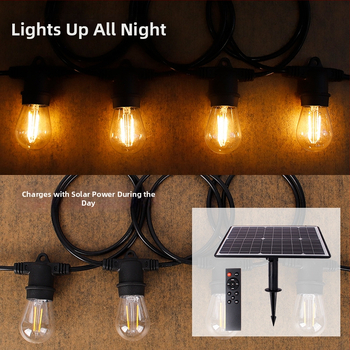 Solárna LED žiarovka pre kempovanie a vonkajšie osvetlenie s diaľkovým ovládaním, CE certifikát, licencovateľná súkromná značka