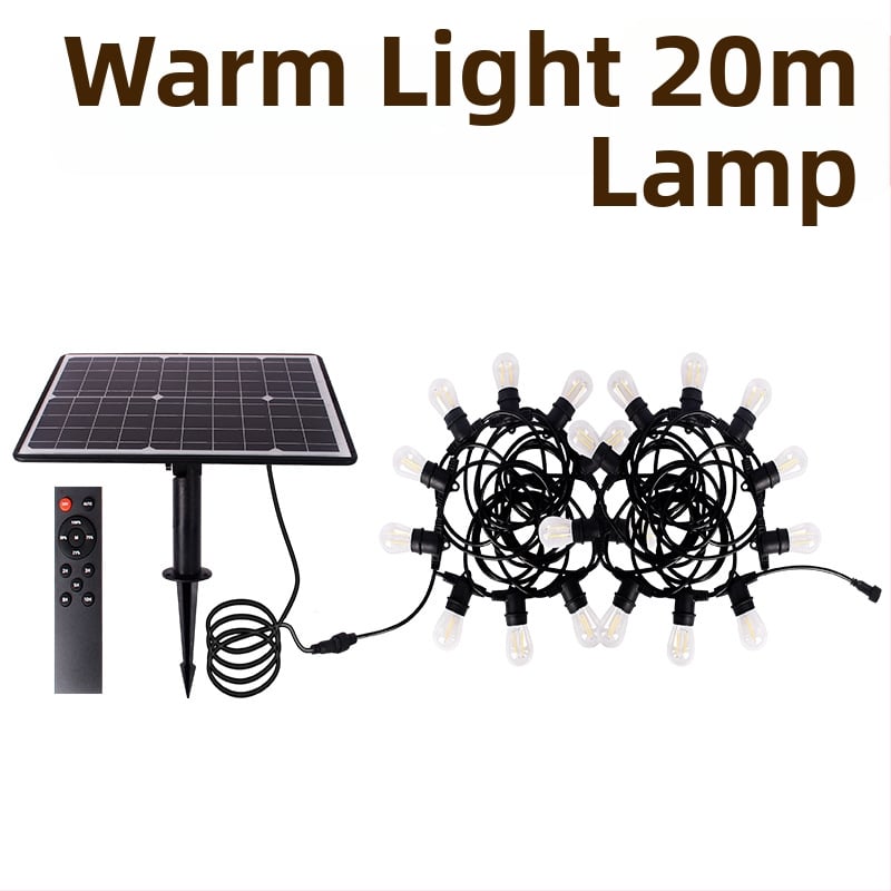 Solárna LED žiarovka pre kempovanie a vonkajšie osvetlenie s diaľkovým ovládaním, CE certifikát, licencovateľná súkromná značka