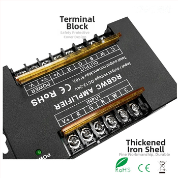 AIPIN AP-A15 Repeater synchronizácie signálu, 12–24V, IP20, Pasívna synchronizácia pre LED lampy 12–24V