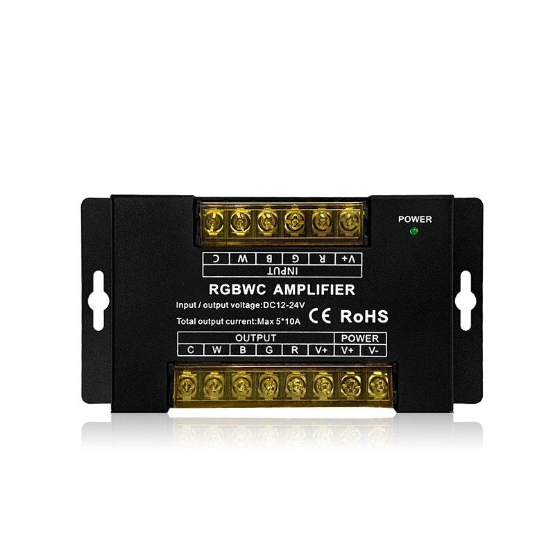 AIPIN AP-A15 Repeater synchronizácie signálu, 12–24V, IP20, Pasívna synchronizácia pre LED lampy 12–24V