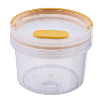 Πλαστικό κλειστό κύπελλο, στρογγυλό, ανθεκτικό σε υψηλές θερμοκρασίες, κατάλληλο για φούρνο μικροκυμάτων